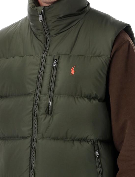 26FW 폴로 랄프로렌 고햄 다운 베스트 710968283 003 OLIVE - POLO RALPH LAUREN