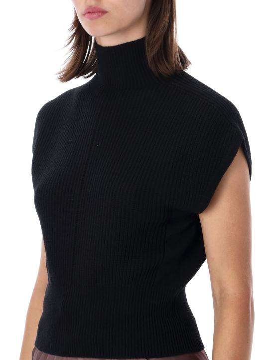 26FW 릭 오웬스 터틀넥 RP02F5620KWVH 09 BLACK - RICK OWENS