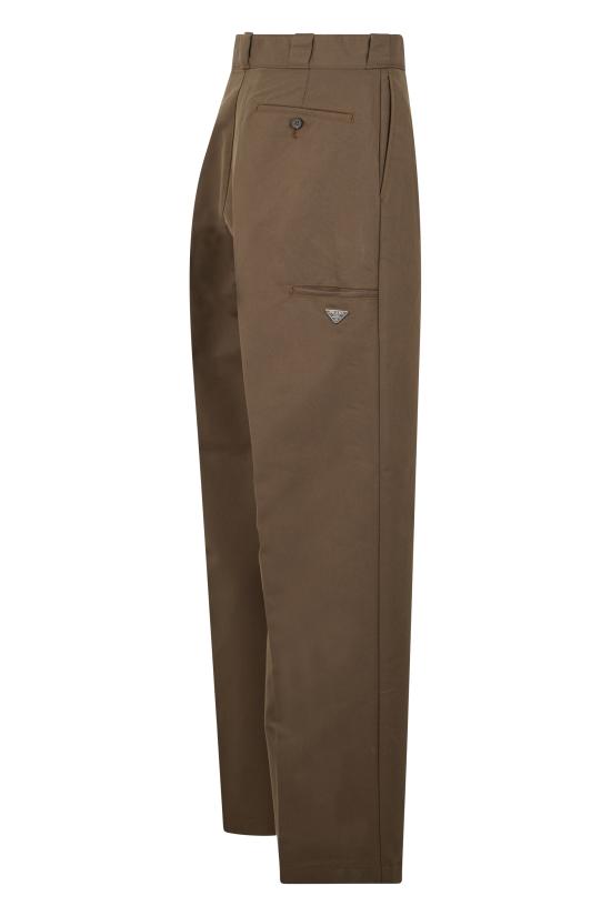 26FW 프라다 테크니컬 캔버스 팬츠 테크니컬 캔버스 팬츠 GEP272S1826287F0ADE brown - PRADA