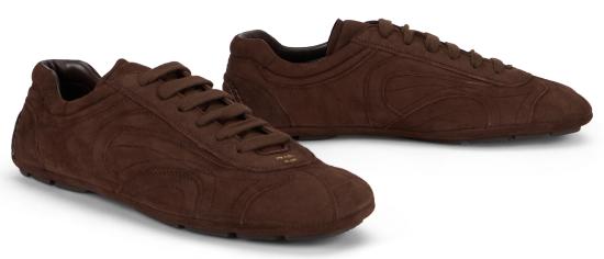 26FW 프라다 몬테카를로 리에디션 2005 스웨이드 스니커즈 4E1165FG001008F0003 brown - PRADA