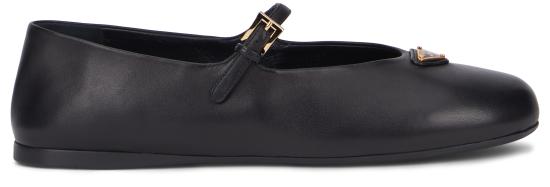  프라다 나파 레더 발레리나 나파 레더 발레리나 1F793NFA005038F0002 black - PRADA