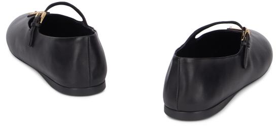  프라다 나파 레더 발레리나 나파 레더 발레리나 1F793NFA005038F0002 black - PRADA