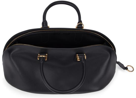 26SS 발렌시아가 볼레로 볼링백 미디엄 카프스킨 8680742ACJS1000 black - BALENCIAGA