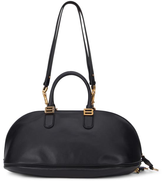 26SS 발렌시아가 볼레로 볼링백 미디엄 카프스킨 8680742ACJS1000 black - BALENCIAGA
