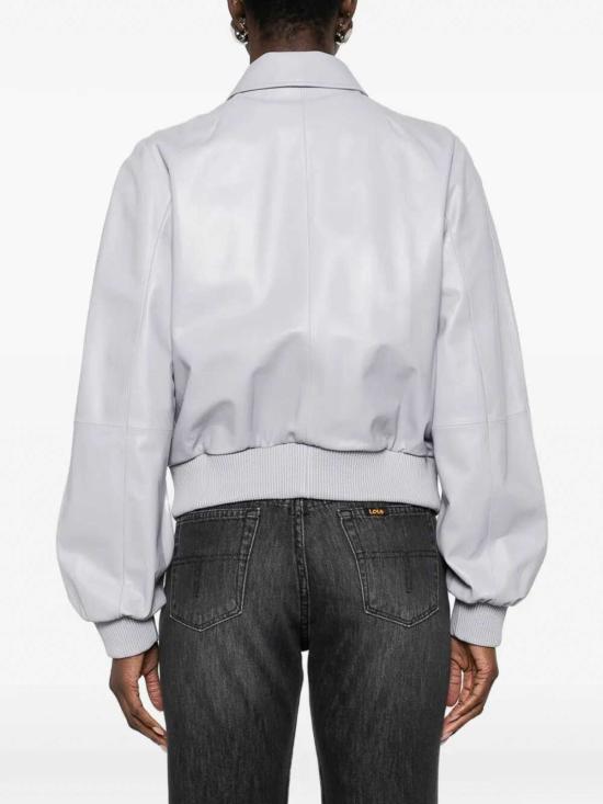 26SS 데사 가죽 자켓 K14913SILVER LIGHT GREY - DESA
