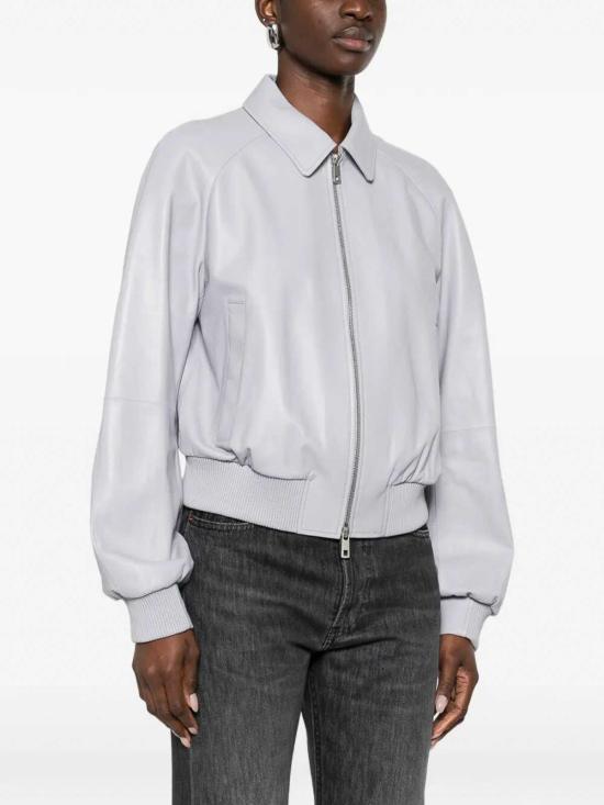 26SS 데사 가죽 자켓 K14913SILVER LIGHT GREY - DESA
