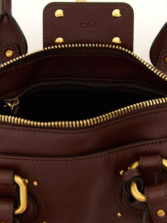 26FW 끌로에 스몰 그레인드 레더 패딩턴 백 CH26SS805P7527M BROWN - CHLOE