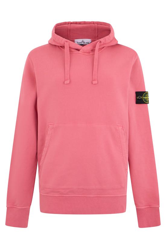 26FW 스톤 아일랜드 후드 티셔츠 6100062S0051V0089 Pink