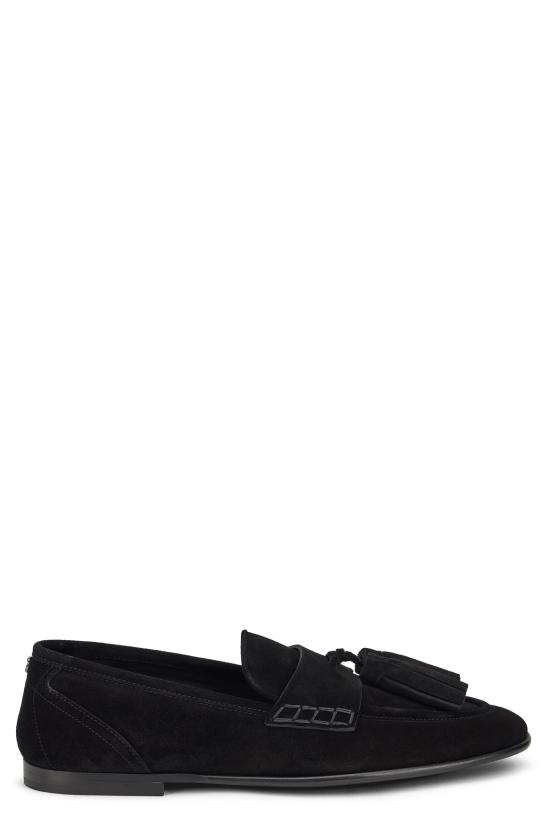 26SS 돌체앤가바나 스플릿 카프스킨 슬리퍼 A50734AT44180999 black