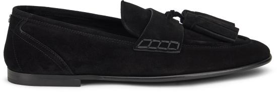 26SS 돌체앤가바나 스플릿 카프스킨 슬리퍼 A50734AT44180999 black - DOLCE & GABBANA