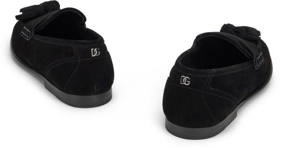 26SS 돌체앤가바나 스플릿 카프스킨 슬리퍼 A50734AT44180999 black - DOLCE & GABBANA
