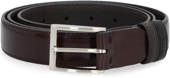  호간 가죽 벨트 KFMC00N1100QR00531 brown - HOGAN