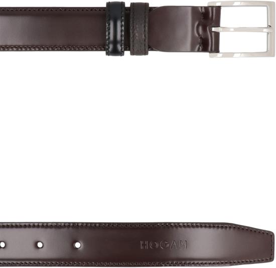  호간 가죽 벨트 KFMC00N1100QR00531 brown - HOGAN
