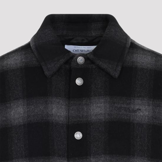 26FW 오프화이트 자켓 44MER09TF26F001001 BLACK - OFF WHITE