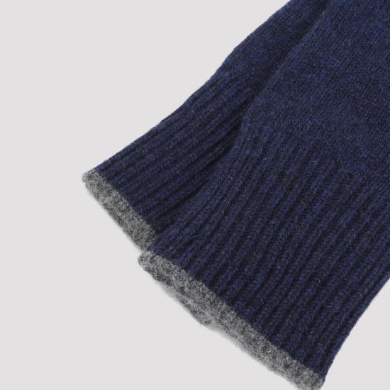 26FW 브루넬로 쿠치넬리 장갑 M2293118 CDJ59 BLUE - BRUNELLO CUCINELLI