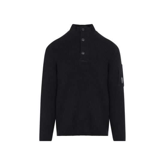 26FW 씨피 컴퍼니 폴로 티셔츠 21CMKN102A006608A 999 BLACK