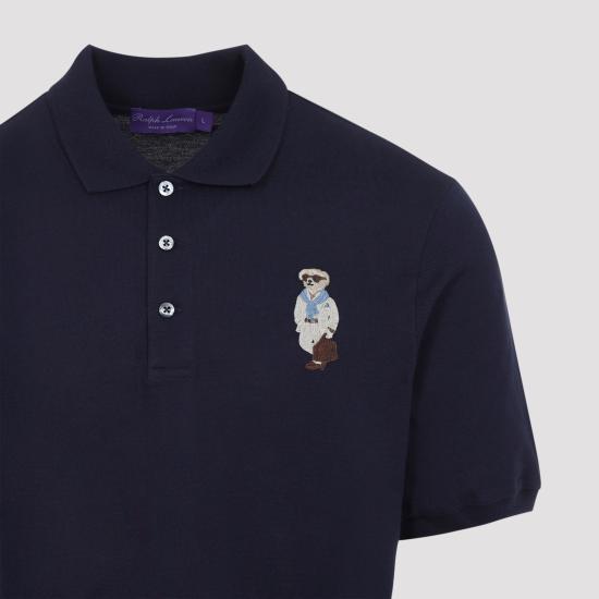 26FW 랄프로렌 퍼플라벨 폴로 티셔츠 790P17381002 RACING BLUE - RALPH LAUREN PURPLE LABEL