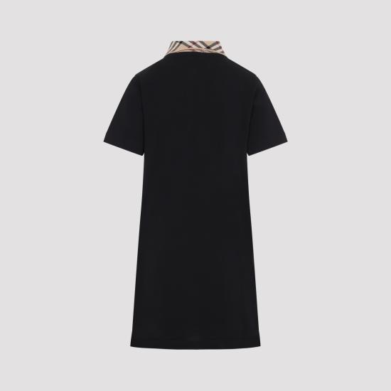 26FW 버버리 미디 원피스 8122091 A1189 BLACK - BURBERRY