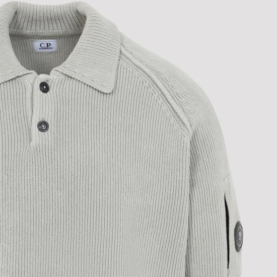 26FW 씨피 컴퍼니 폴로 티셔츠 21CMKN198A005558G 936 GREY - C.P. COMPANY