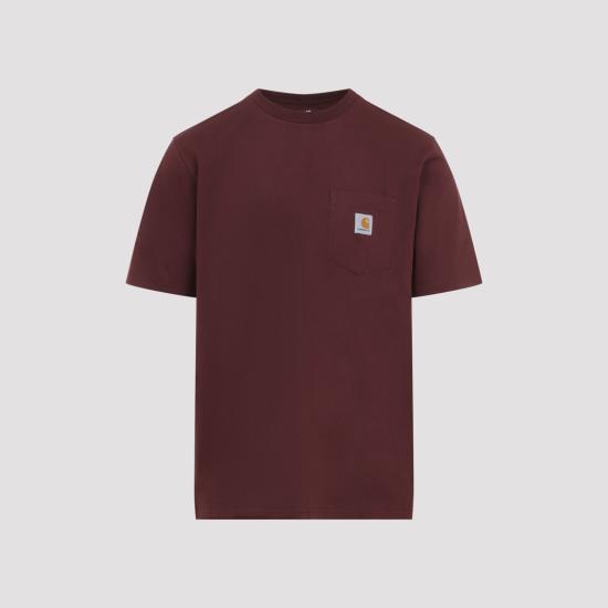 26FW 칼하트 WIP 숏슬리브 포켓 티셔츠 I030434826XX AMARONE RED - CARHARTT WIP