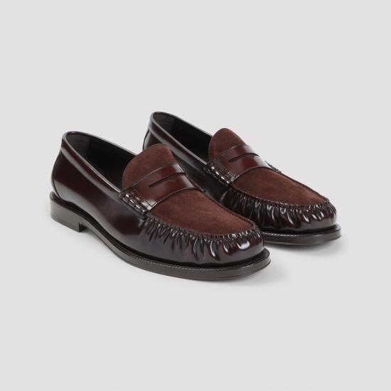 26FW 브루넬로 쿠치넬리 로퍼 MZUOXSF673 CKC46 RED - BRUNELLO CUCINELLI