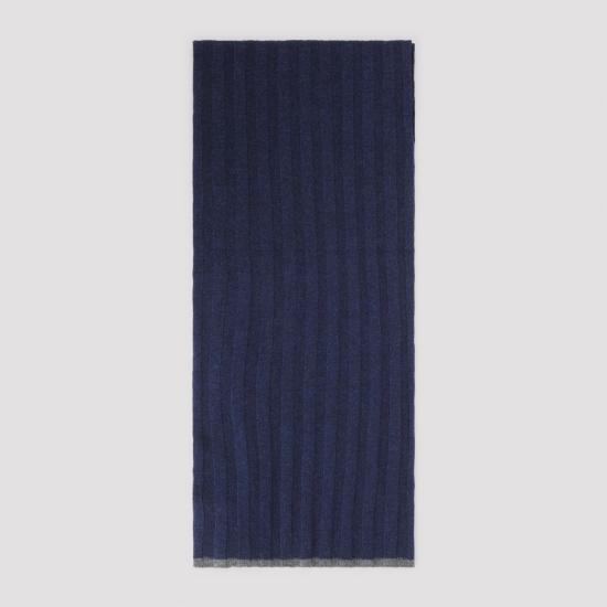 26FW 브루넬로 쿠치넬리 머플러/스카프 M2240819 CDJ59 BLUE - BRUNELLO CUCINELLI