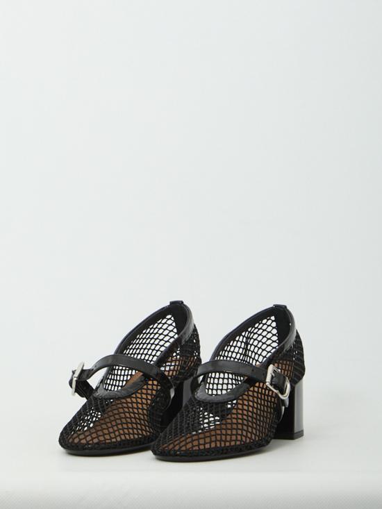 26FW 알라이아 힐/펌프스 AA3A2001A028 999 BLACK - ALAIA