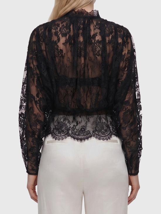 26FW 셀프 포트레이트 블라우스 AW26009TC B BLACK - SELF PORTRAIT