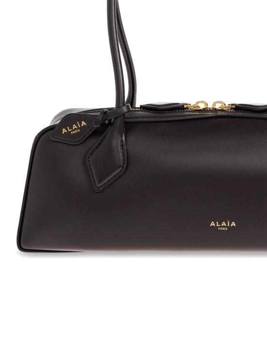 26FW 알라이아 르 테켈 미디움 레더 숄더백 AA1S06033I061 U15 BROWN - ALAIA
