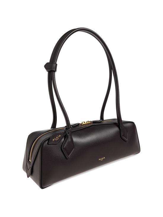 26FW 알라이아 르 테켈 미디움 레더 숄더백 AA1S06033I061 U15 BROWN - ALAIA