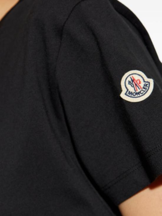 26FW 몽클레어 반팔 티셔츠 L20938C0002189AUO 999 BLACK - MONCLER