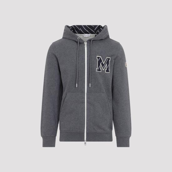26FW 몽클레어 후드 티셔츠 L20918G0000289AUJ 989 GREY - MONCLER