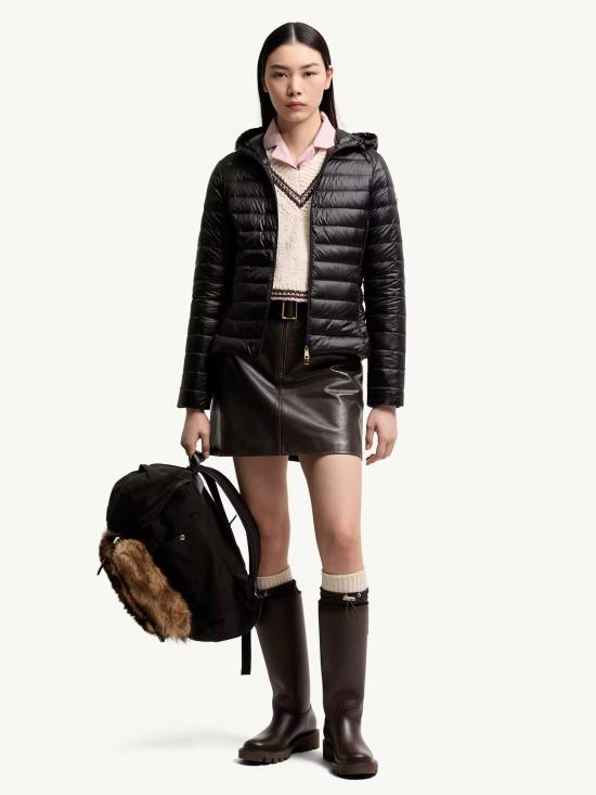 26FW 몽클레어 이겔후드 쇼트 다운 재킷 이겔후드 쇼트 다운 재킷 L20931A00092597YG 999 BLACK - MONCLER