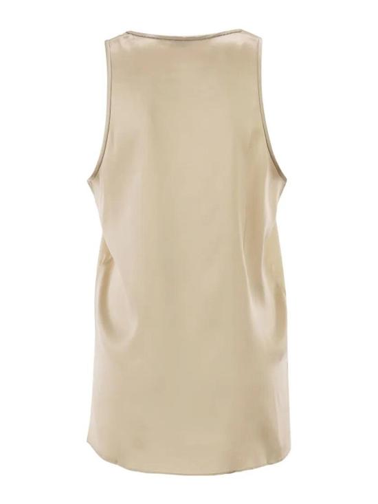 26SS 브루넬로 쿠치넬리 민소매 티셔츠 M0C59DZ300C9643 BEIGE - BRUNELLO CUCINELLI