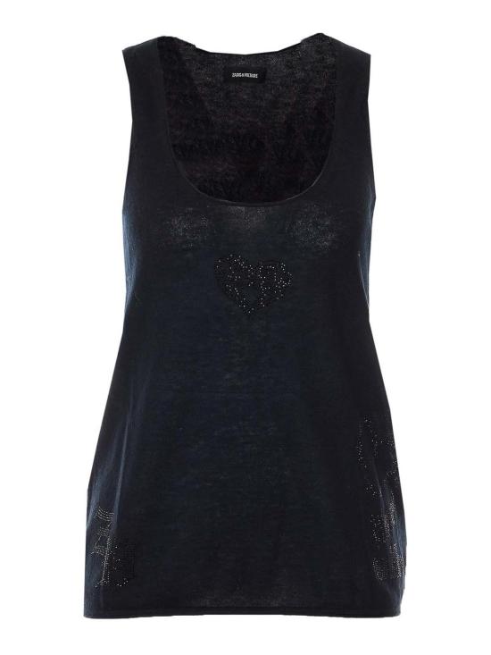 26SS 자딕앤볼테르 반팔 티셔츠 KWTO01139011 BLACK