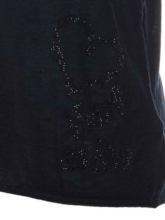 26SS 자딕앤볼테르 반팔 티셔츠 KWTO01139011 BLACK - ZADIG & VOLTAIRE