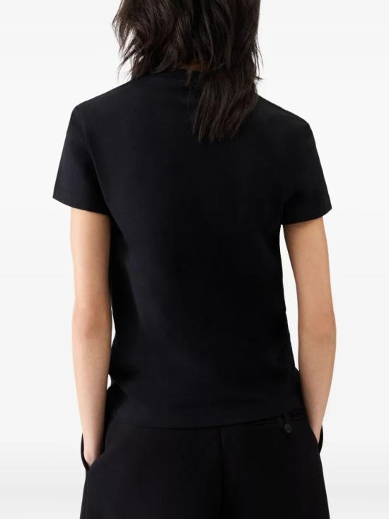 26FW 자크뮈스 그로그랭 로고 솟슬리브 티셔츠 TSW00550AJ00029 990 BLACK - JACQUEMUS