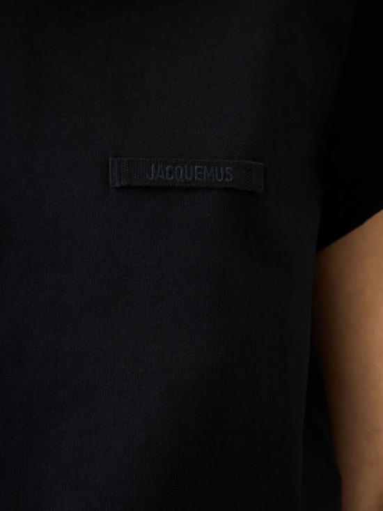 26FW 자크뮈스 그로그랭 로고 솟슬리브 티셔츠 TSW00550AJ00029 990 BLACK - JACQUEMUS
