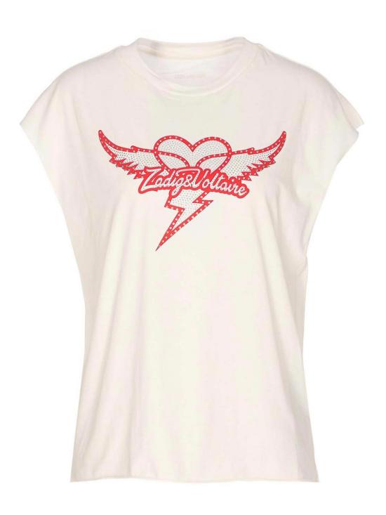26SS 자딕앤볼테르 반팔 티셔츠 JWTT01280103 WHITE