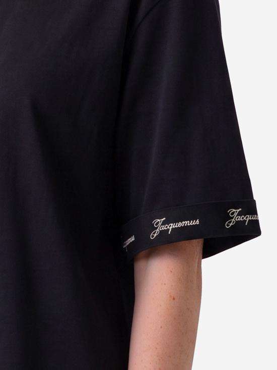 26FW 자크뮈스 Ventadou 티셔츠 TSW00588AJ00254 990 BLACK - JACQUEMUS