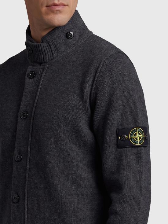 26FW 스톤 아일랜드 집업 니트 L2S155100047S00A3 V0M62 GREY - STONE ISLAND