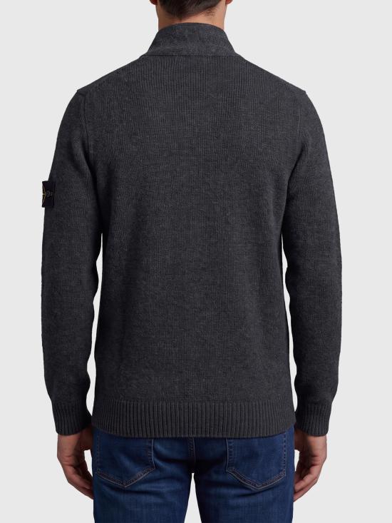26FW 스톤 아일랜드 집업 니트 L2S155100047S00A3 V0M62 GREY - STONE ISLAND