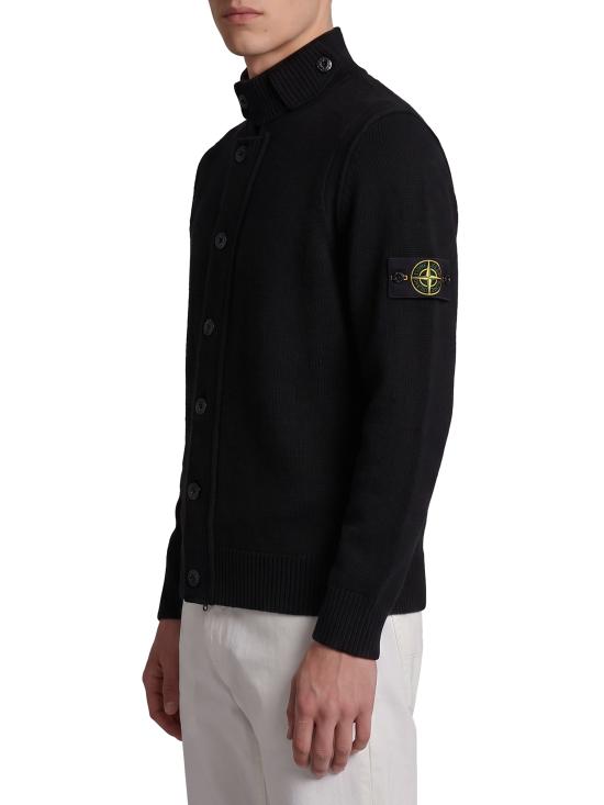 26FW 스톤 아일랜드 가디건 L2S155100047S00A3 V0029 BLACK - STONE ISLAND