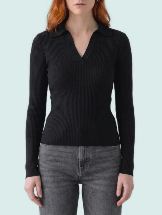 26FW 막스마라 긴팔 티셔츠 262136610160010012F 006 BLACK
