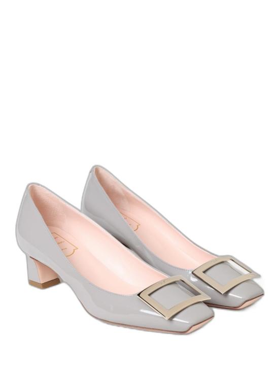 26FW 로저비비에 트럼펫 메탈 버클 펌프스 RVW44815280D1P B206 GREY - ROGER VIVIER