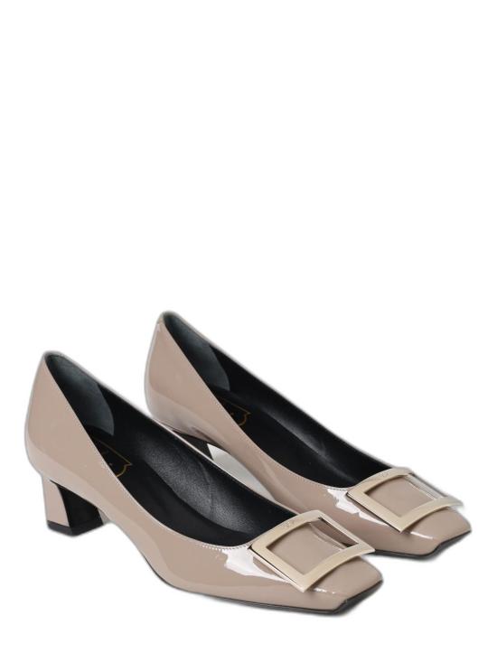 26FW 로저비비에 트럼펫 메탈 버클 펌프스 RVW44815280D1P C415 BEIGE - ROGER VIVIER