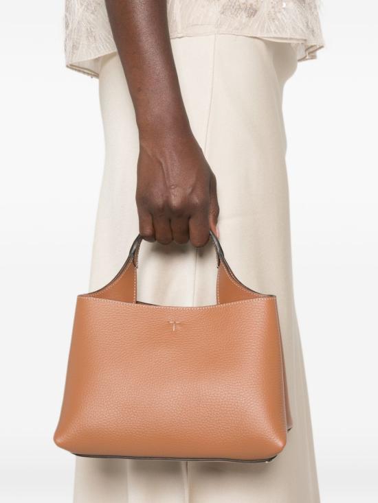 26FW 토즈 마이크로 토트백 XBWAPAEL000QRI S410 BROWN - TODS