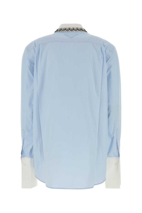 26FW 프라다 셔츠 P465JRSOOO1XV2 F0M10 LIGHT BLUE - PRADA