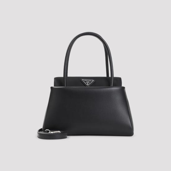 26FW 프라다 패시지 스몰 가죽 백 1BA501VOPO2G52 F0002 BLACK - PRADA