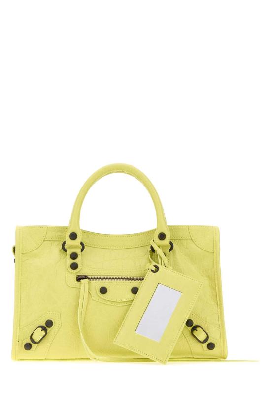 26FW 발렌시아가 토트백 8657622ACFH 7034 YELLOW